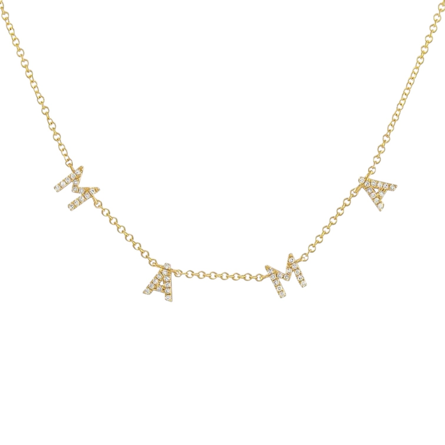 Mama | Pave By The Yard Necklace