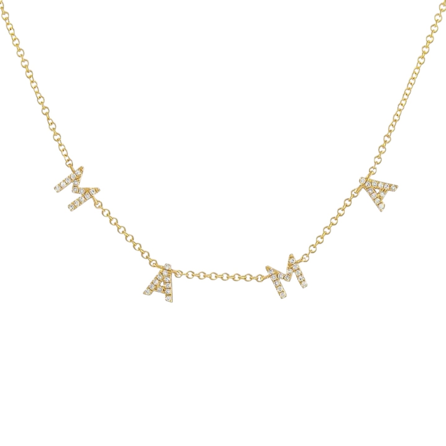 Mama | Pave By The Yard Necklace