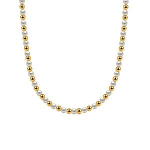 May | Gold Filled Beaded Necklace