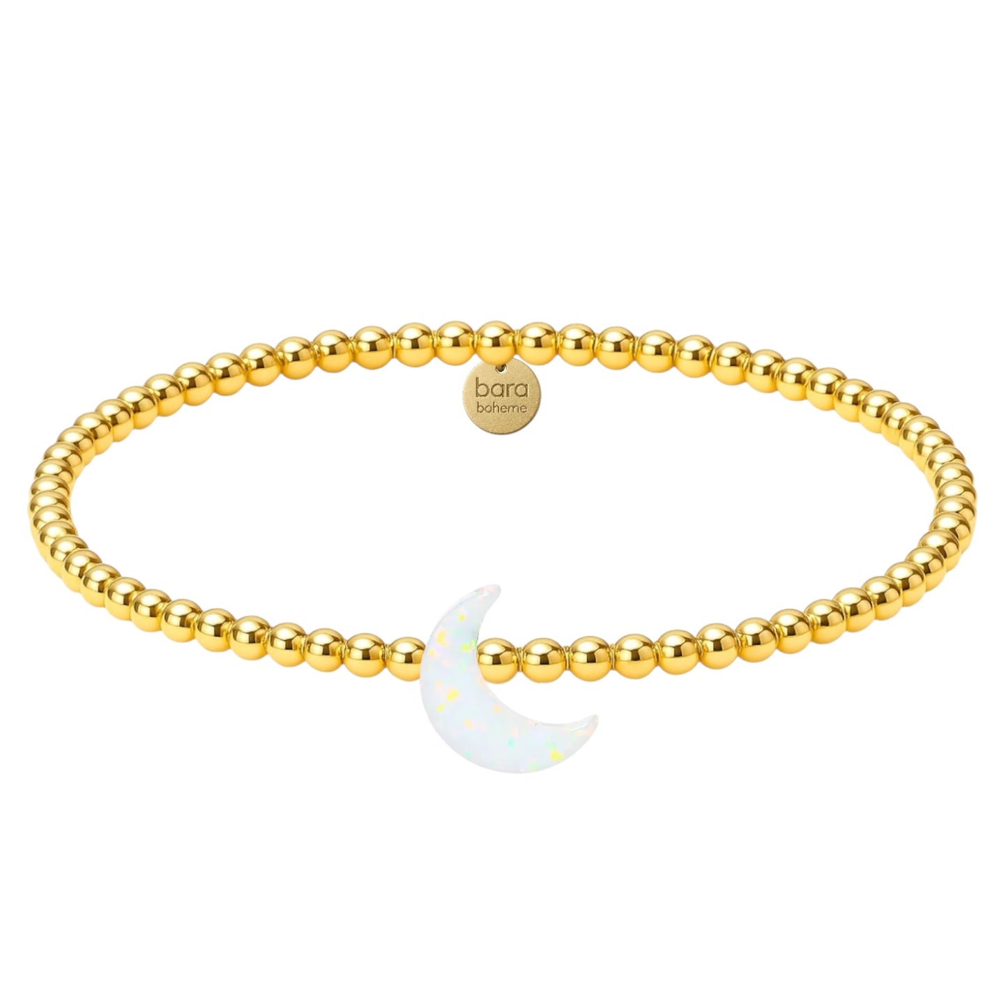 Moon Beaded Opal Bracelet