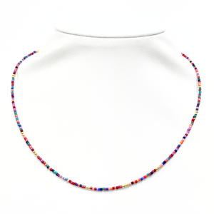 COLORFUL BEADS | 14K gold Filled Coker/Necklace (16 Styles)