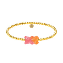 Ombre Gummy Bear | Gold Filled Beaded Bracelet