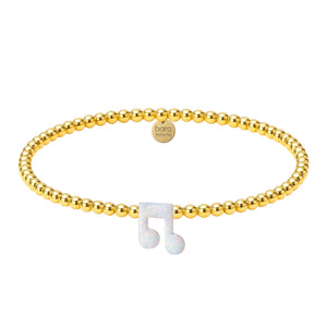 Music Note | Beaded Opal Bracelet