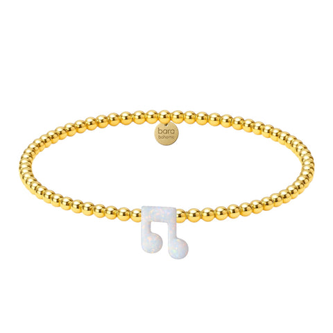 Music Note | Beaded Opal Bracelet