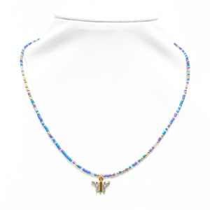 "COLORFUL + BUTTERFLY" Charm Choker