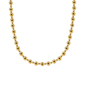 Nicole Gold Filled Beaded Necklace