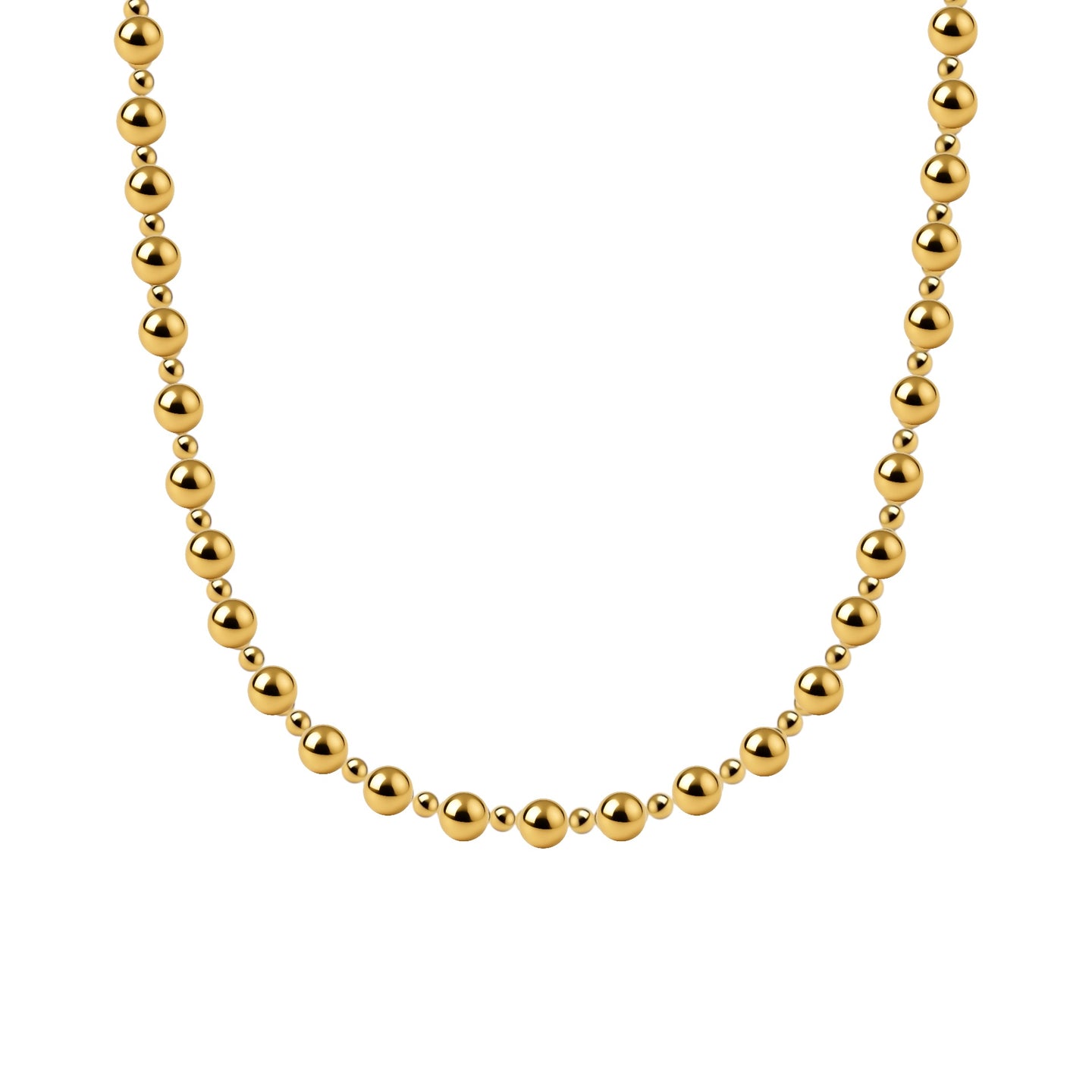 Nicole Gold Filled Beaded Necklace