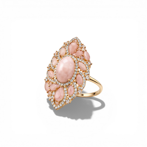 The Opaline | Pink Opal Ring