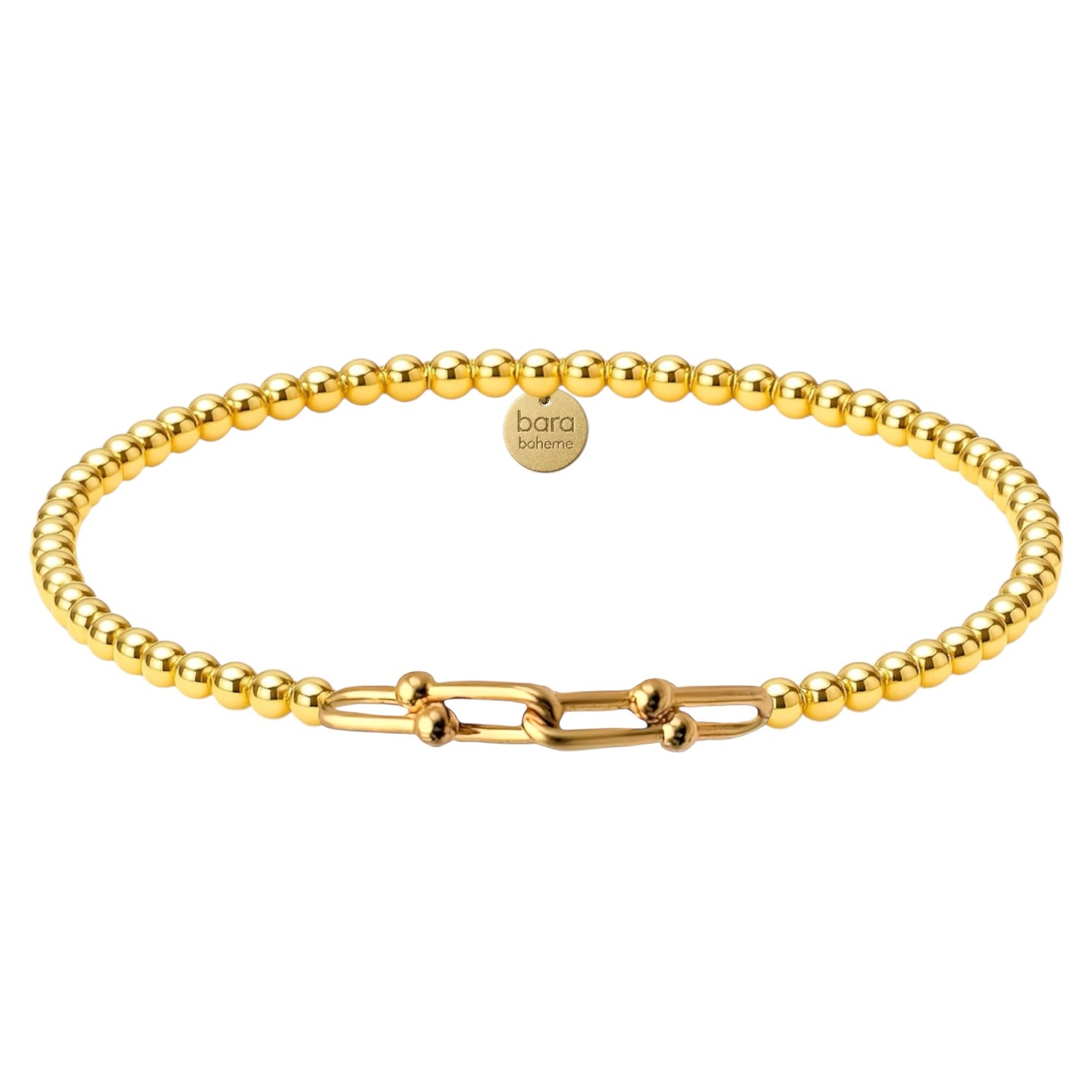 4x Hardware Small | Gold Filled Beaded Bracelet