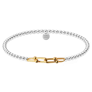 4x Hardware Small | Gold Filled Beaded Bracelet