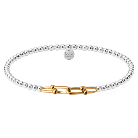 4x Hardware Small | Gold Filled Beaded Bracelet