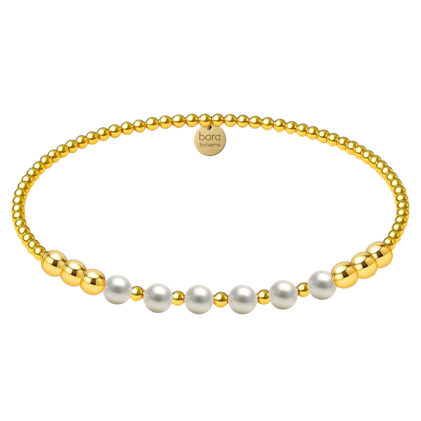 Berkley | Gold Filled Beaded Bracelet with Pearls