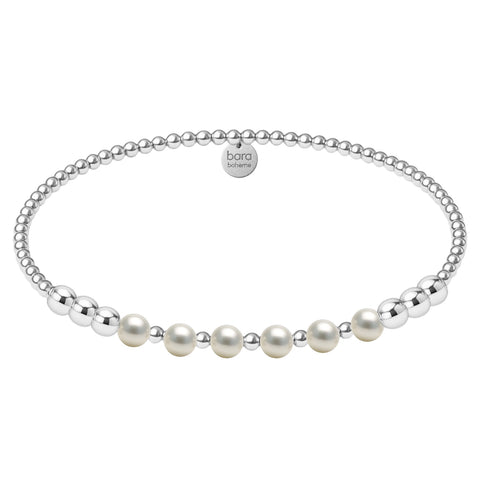 Berkley | Gold Filled Beaded Bracelet with Pearls
