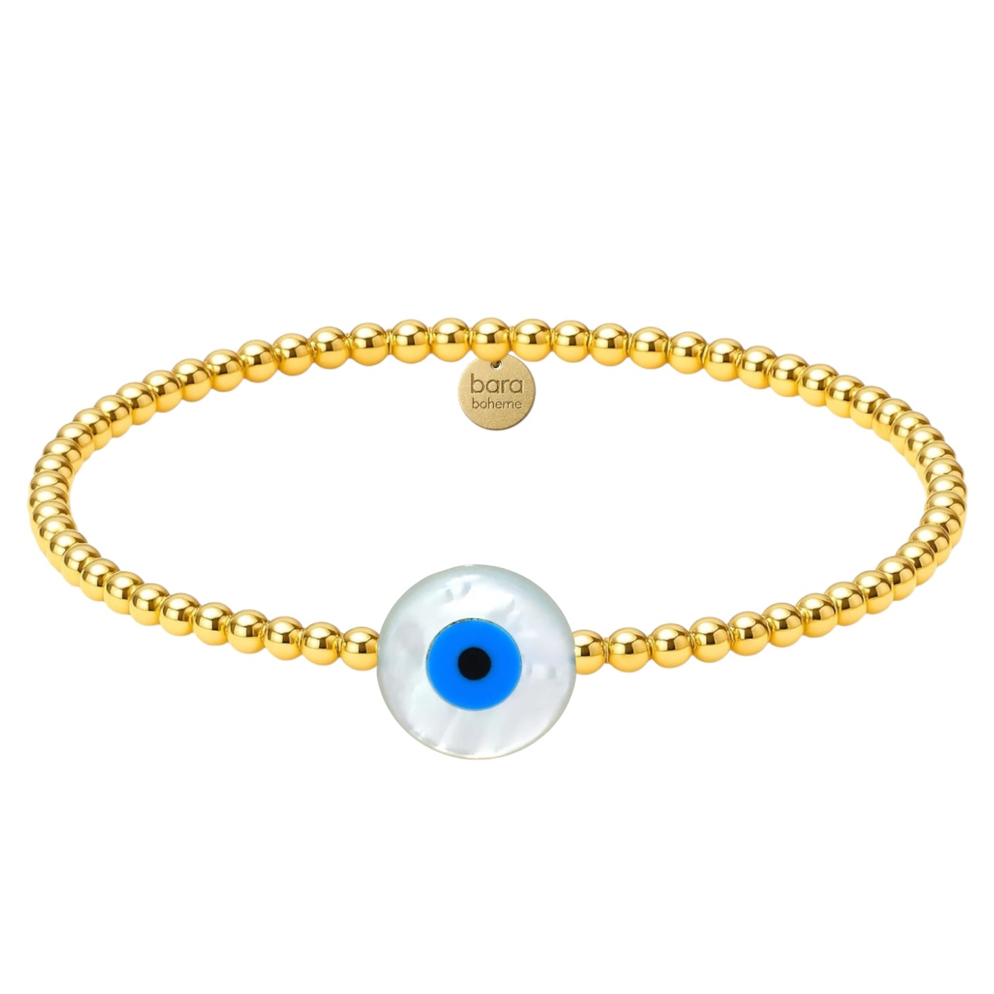 Evil Eye Large | Beaded Opal Bracelet