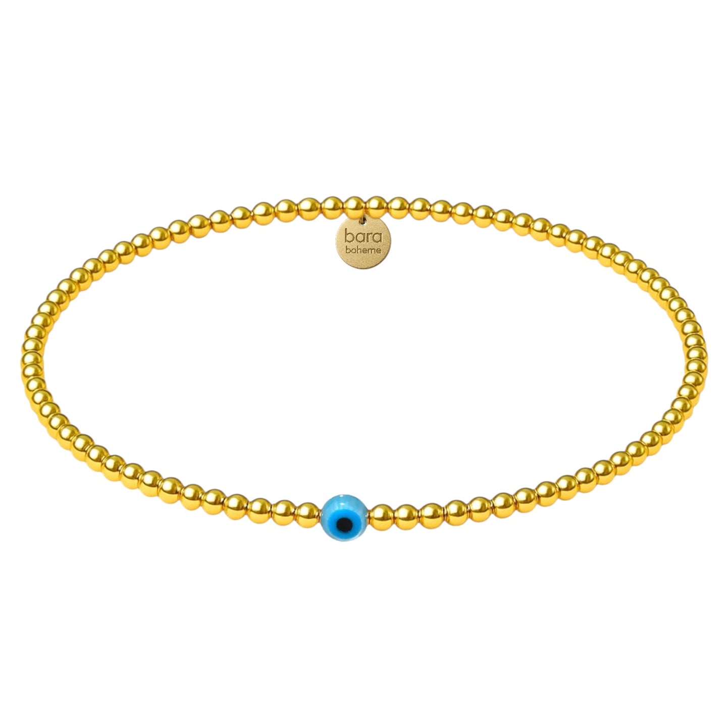 Dainty Evil Eye | Beaded Opal Bracelet