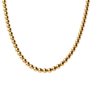 Classic 6MM | Gold Filled Beaded Necklace