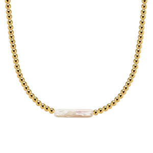 Chrishell | Gold Filled Beaded Necklace