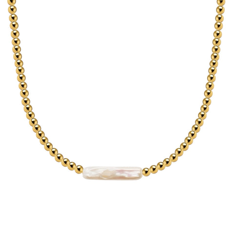 Chrishell | Gold Filled Beaded Necklace