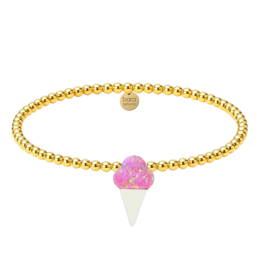 Ice Cream | Beaded Opal Bracelet