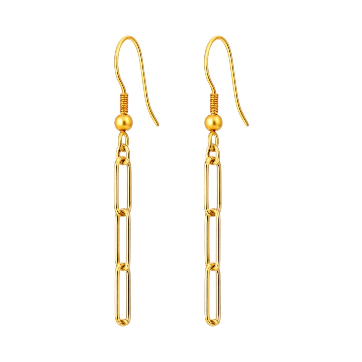 Classic Paperclip Earrings | 3 Link