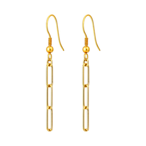 Classic Paperclip Earrings | 3 Link
