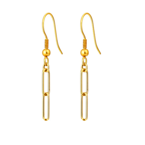 Classic Paperclip Earrings | 2 Link