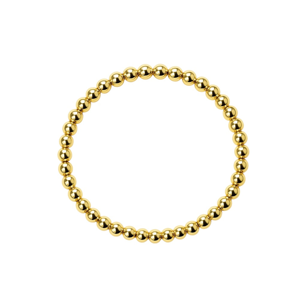 Classic 2MM | Beaded Stretchy Ring