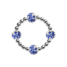 Orchid | Beaded Stretchy Ring