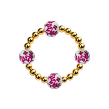 Orchid | Beaded Stretchy Ring