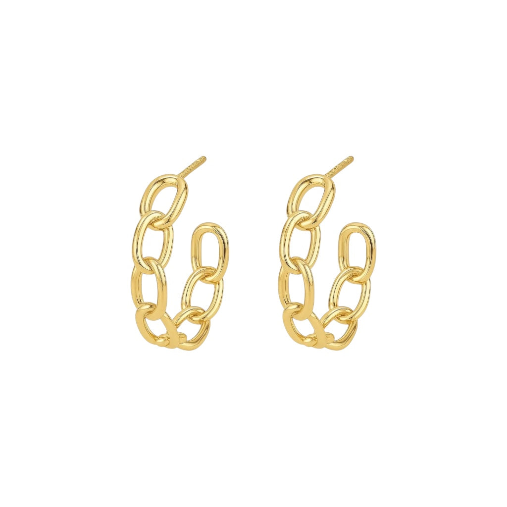 Braided Hoop Hugger Earrings