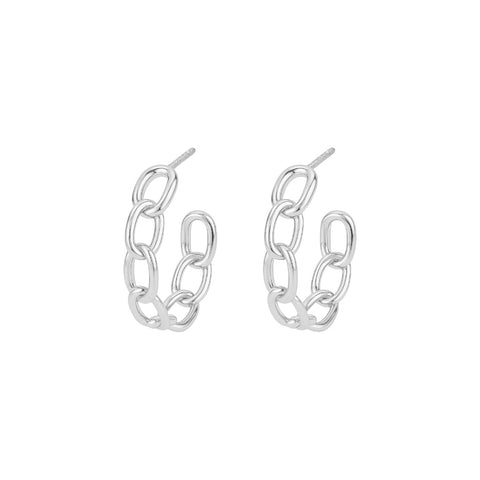 Braided Hoop Hugger Earrings