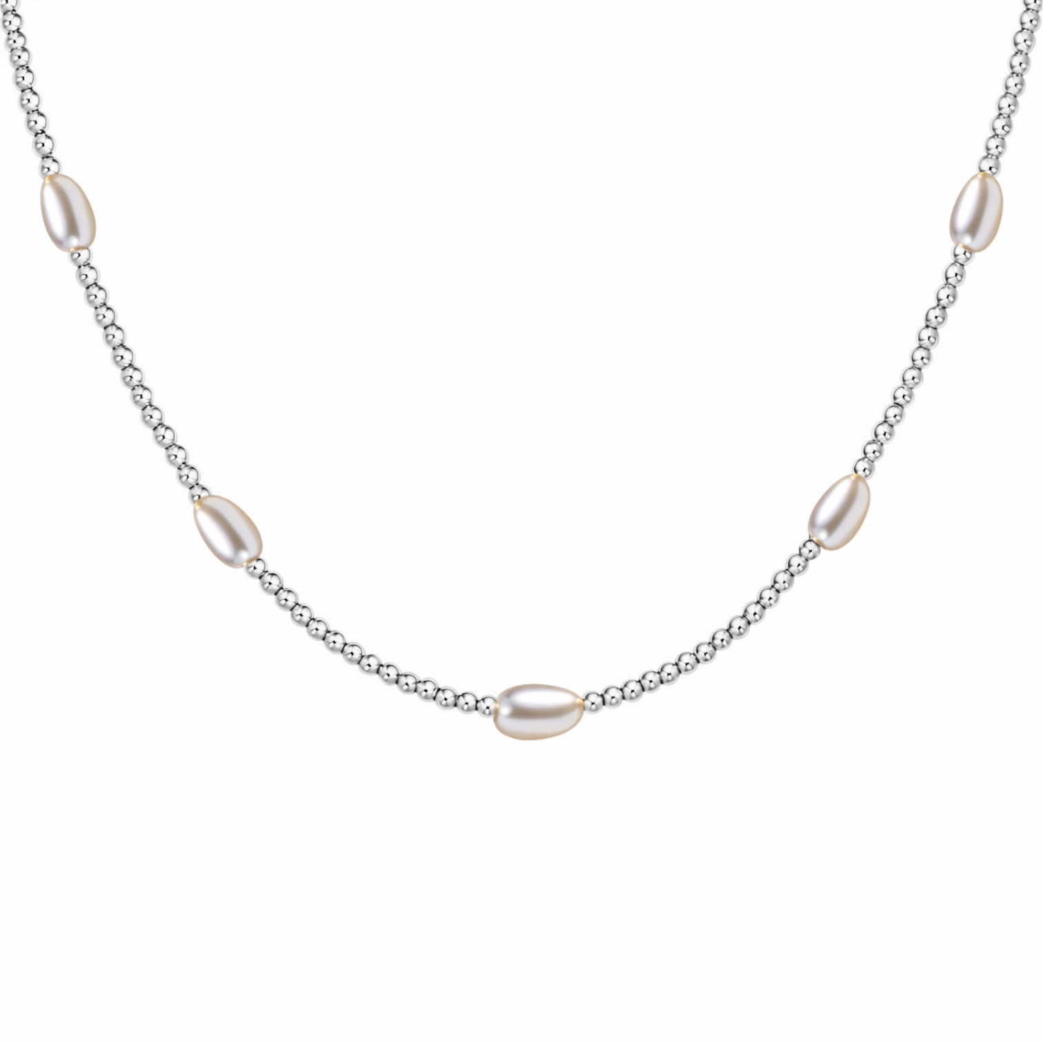 Piper | Gold Filled Beaded Necklace with Pearls