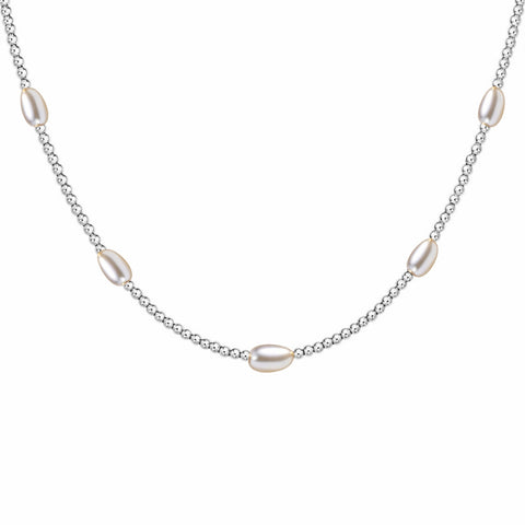 Piper | Gold Filled Beaded Necklace with Pearls