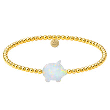 Pig Beaded Opal Bracelet