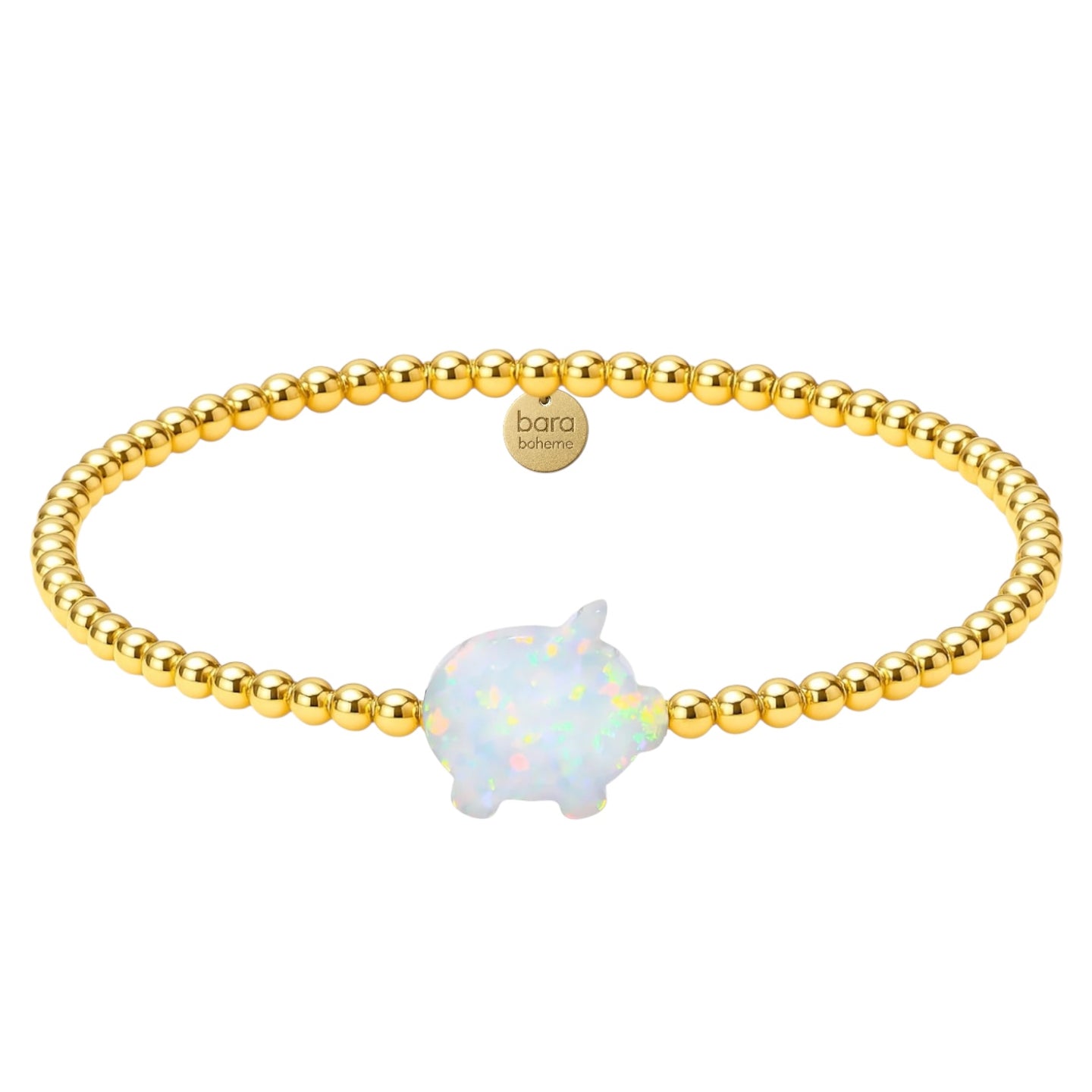 Pig Beaded Opal Bracelet