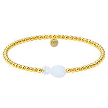 Pineapple Beaded Opal Bracelet