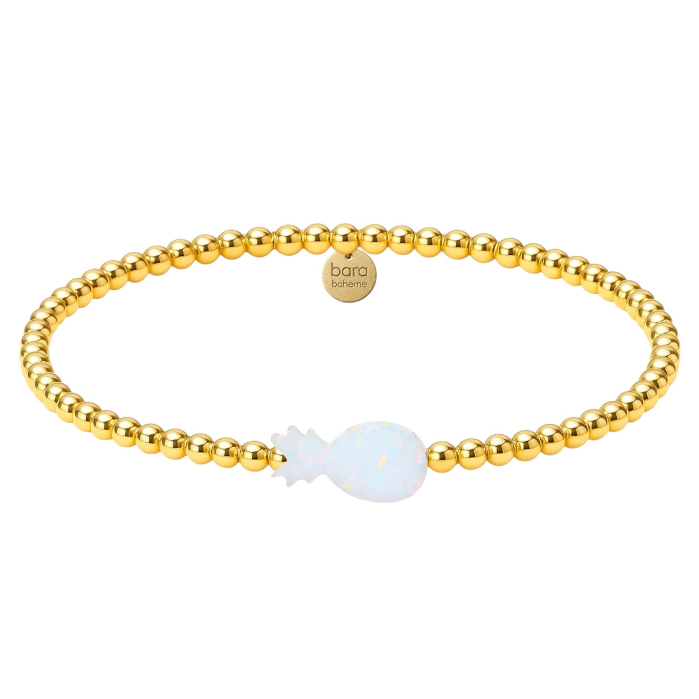 Pineapple Beaded Opal Bracelet