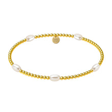 Piper | Gold Filled Beaded Bracelet with Pearls
