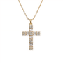 Prairie | Pave Cross Necklace