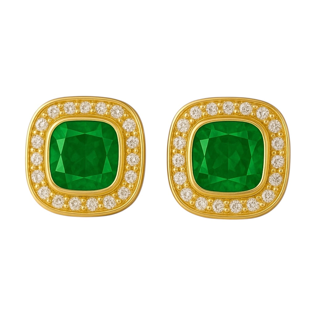 Princess | Pave Stud Earrings