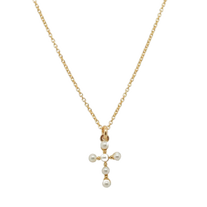 RACHEL CROSS CZ Necklace