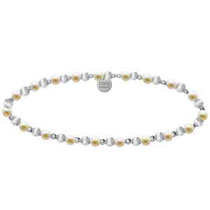 Reece Gold Filled Beaded Bracelet with Pearls
