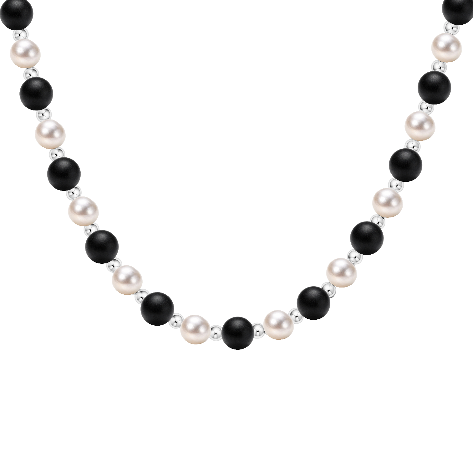Renee | Beaded Necklace with Black Onyx