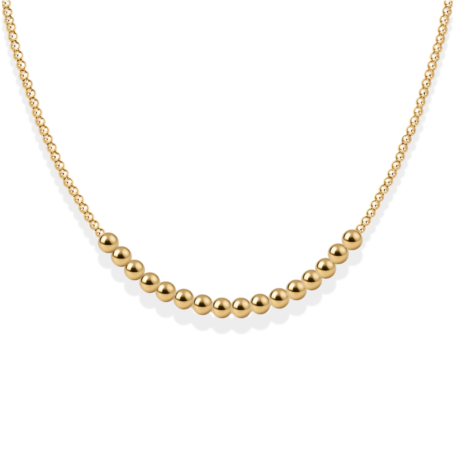 Robyn | Gold Filled Beaded Necklace