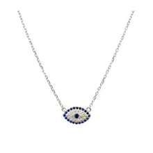 "LOKI" Evil Eye Sapphire Necklace