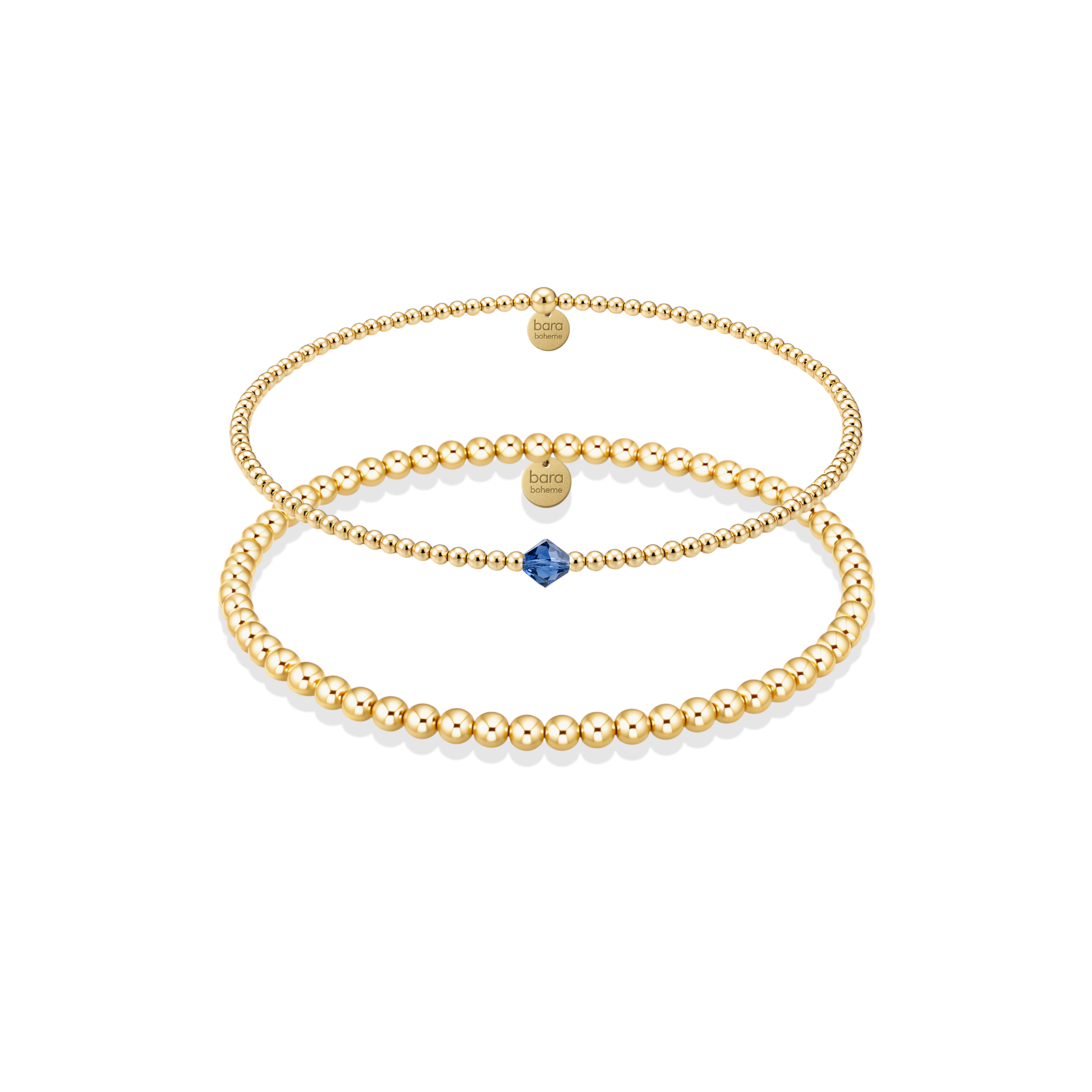 September | Beaded Birthstone Bracelet Duo