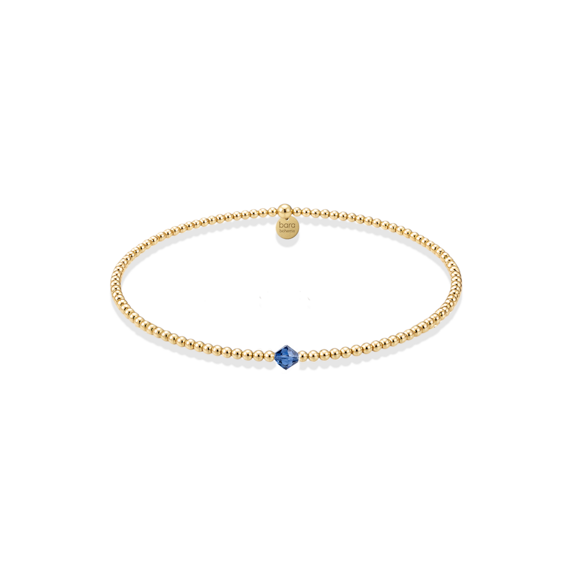 Crystal Birthstone Beaded Bracelet