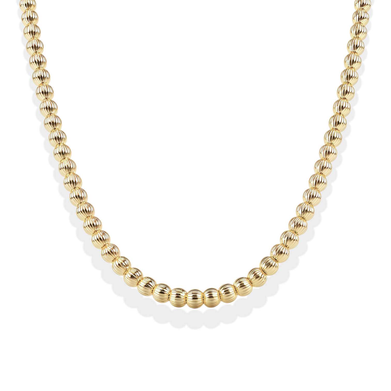 Sophie 4MM | Gold Filled Beaded Necklace