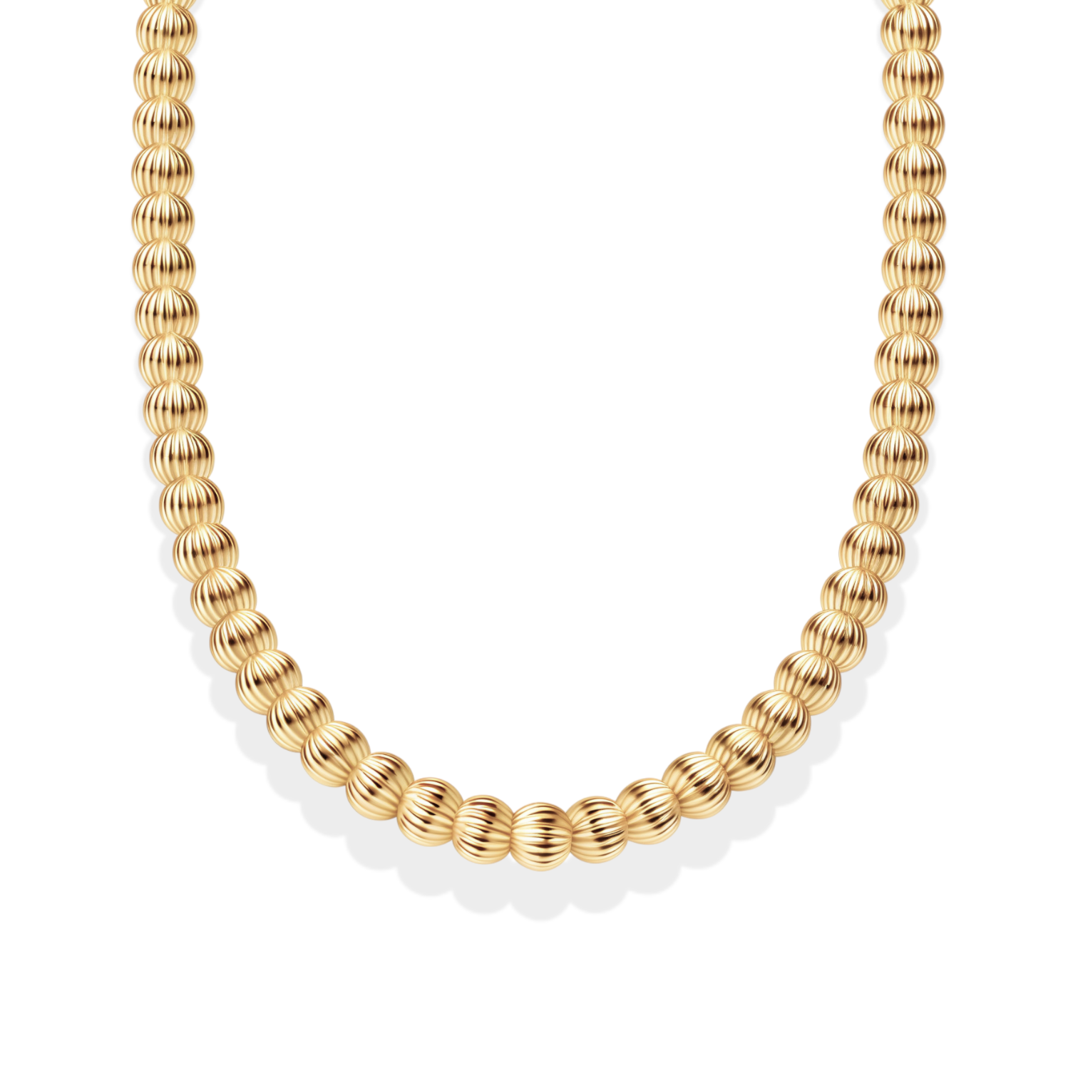 Sophie 5MM | Gold Filled Beaded Necklace