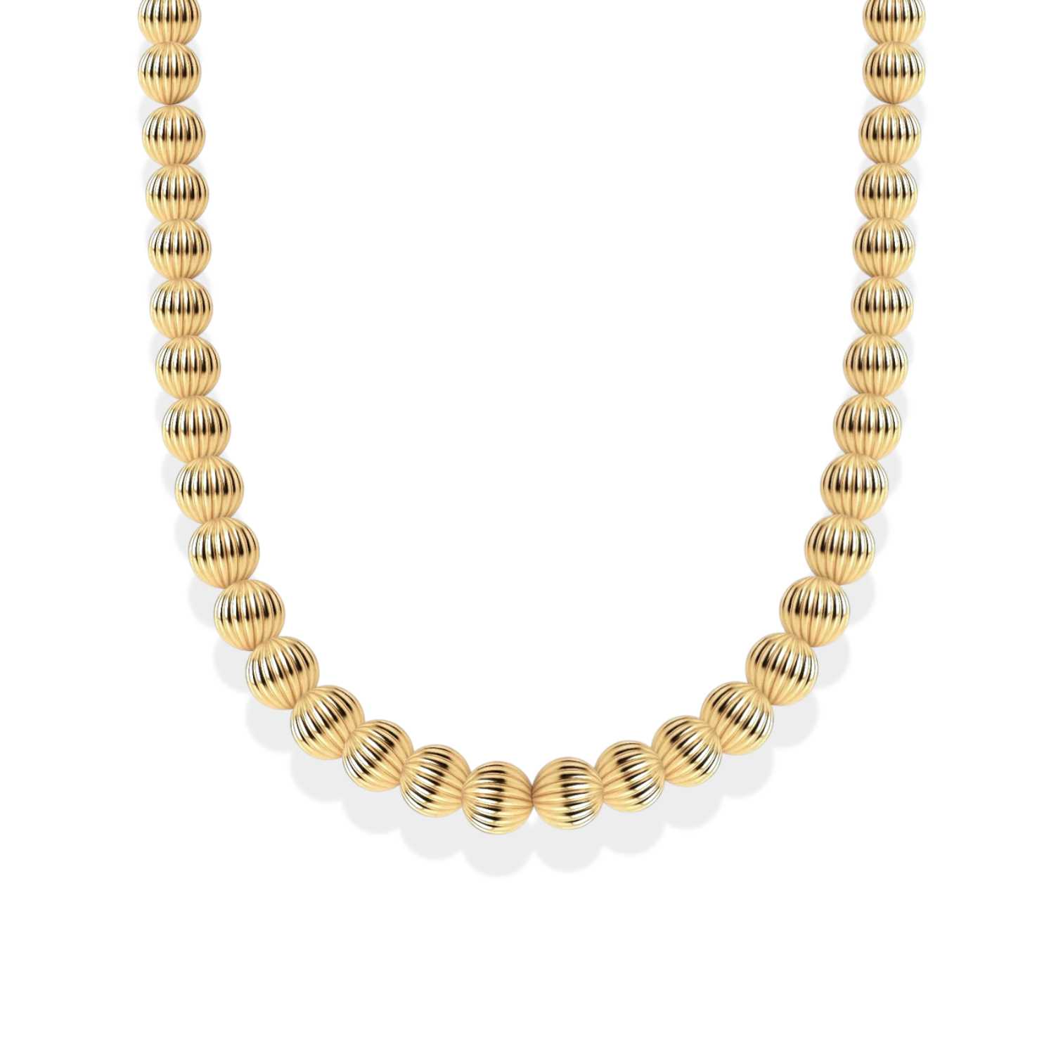 Sophie 6MM | Gold Filled Beaded Necklace